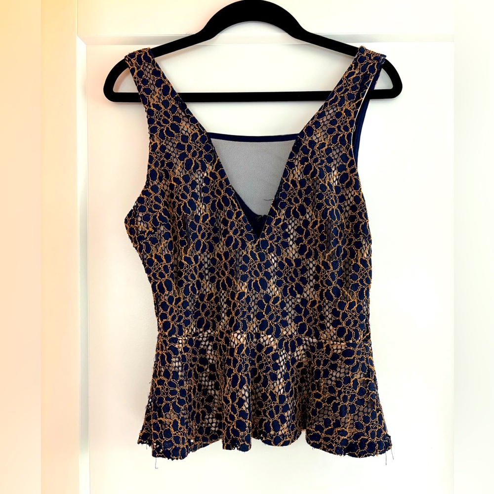 Astr brand peplum top